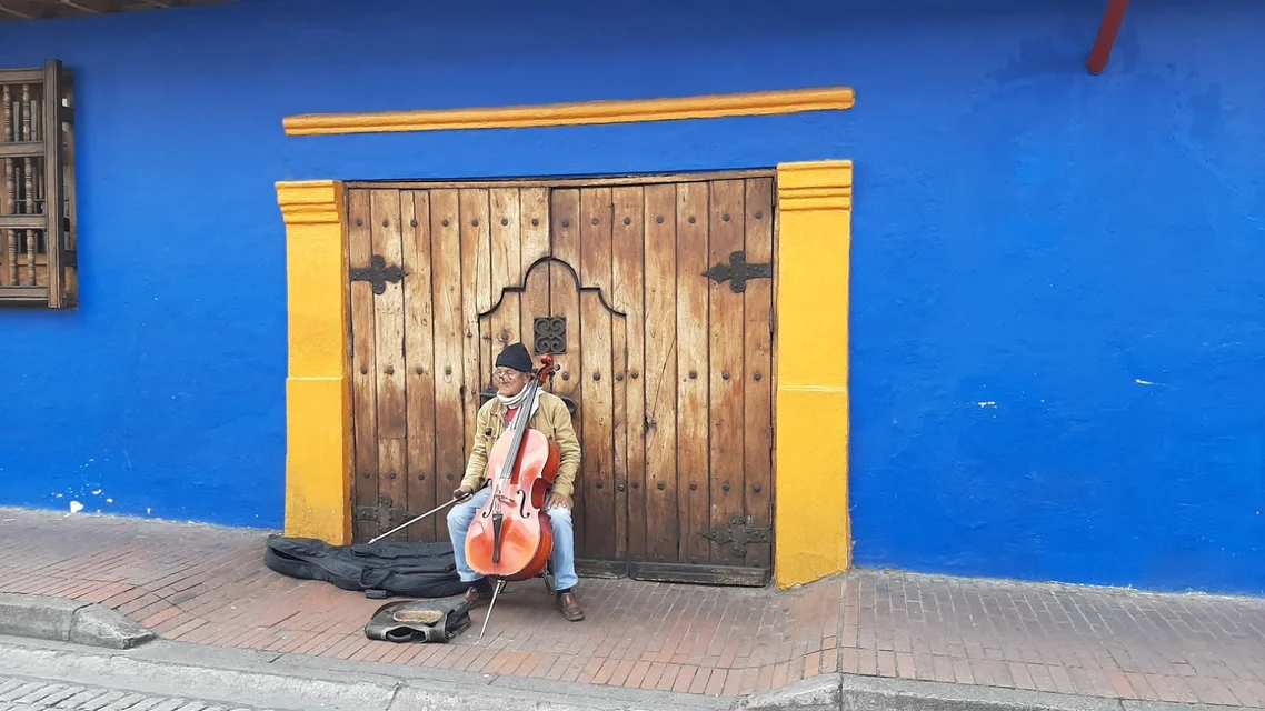 Cellista en Candelaria